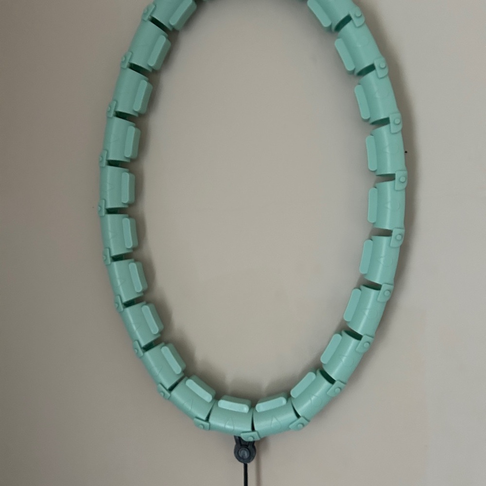 Mint Green Weighted Hula Hoop - Women's Fitness Hoop